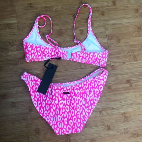 TRIANGL MACI NORMAL CUT PINK LEOPARD NO BAG NEW WITH TAGS - Picture 3 of 7